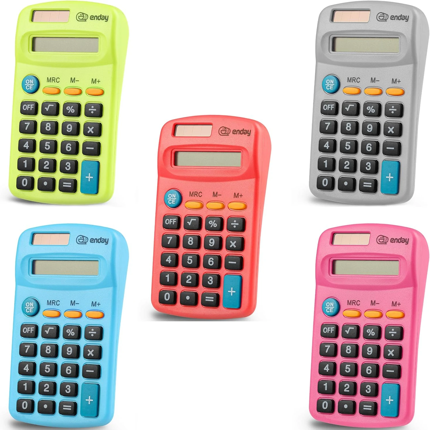 Pocket Size Calculator 8 Digit, Dual Power, Large LCD Display, School Student Desktop Accounting Office Calculators (Pack of 5)
Pocket Size Calculator 8 Digit, Dual Power, Large LCD Display, School Student Desktop Accounting Office Calculators (Pack of 5)