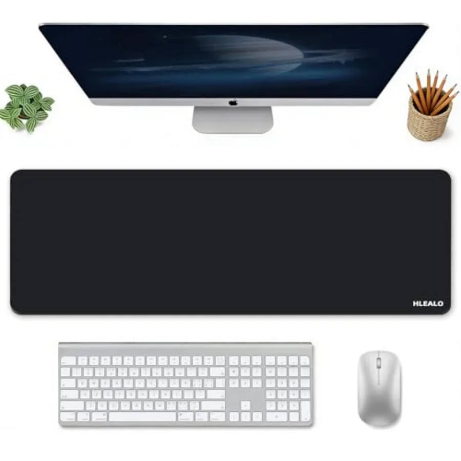 Large Mouse Pad - Desk Mat with Non-Slip Rubber Base, Smooth Waterproof Surface, Stitched Edges - Ideal as Desk Pad for Office,
Large Mouse Pad - Desk Mat with Non-Slip Rubber Base, Smooth Waterproof Surface, Stitched Edges - Ideal as Desk Pad for Office,