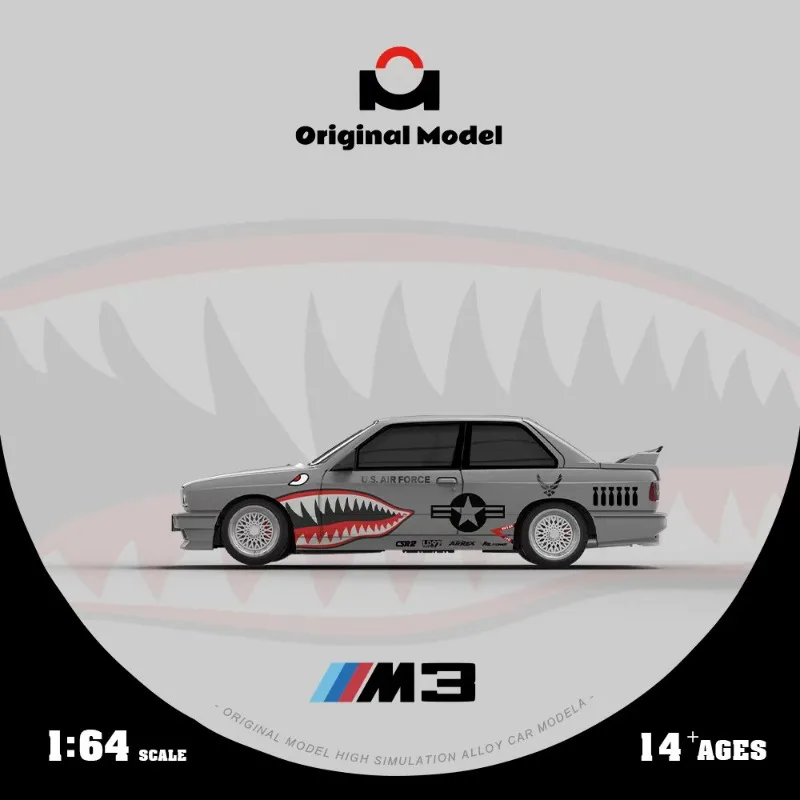 OM 1:64 BMW E30 M3 combat gray three series die-casting alloy car model for boys as a gift desktop decoration collectible.
OM 1:64 BMW E30 M3 combat gray three series die-casting alloy car model for boys as a gift desktop decoration collectible.
