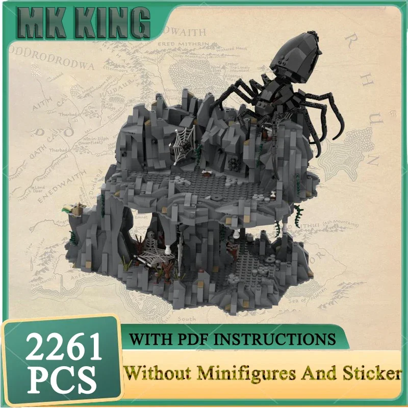 Popular Movie Model Technology Bricks Moc Building Blocks Magical Rings Movie Scene Lob Lair Model DIY Assembly Toys Gifts
Popular Movie Model Technology Bricks Moc Building Blocks Magical Rings Movie Scene Lob Lair Model DIY Assembly Toys Gifts