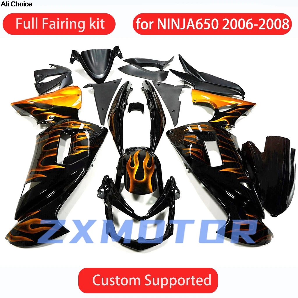 Подходит для Kawasaki NINJA 650 2006 2007 2008, обтекатели для мотоциклов ER-6F 06 07 08, комплект обтекателей для кузова из АБС-пластика
Подходит для Kawasaki NINJA 650 2006 2007 2008, обтекатели для мотоциклов ER-6F 06 07 08, комплект обтекателей для кузова из АБС-пластика