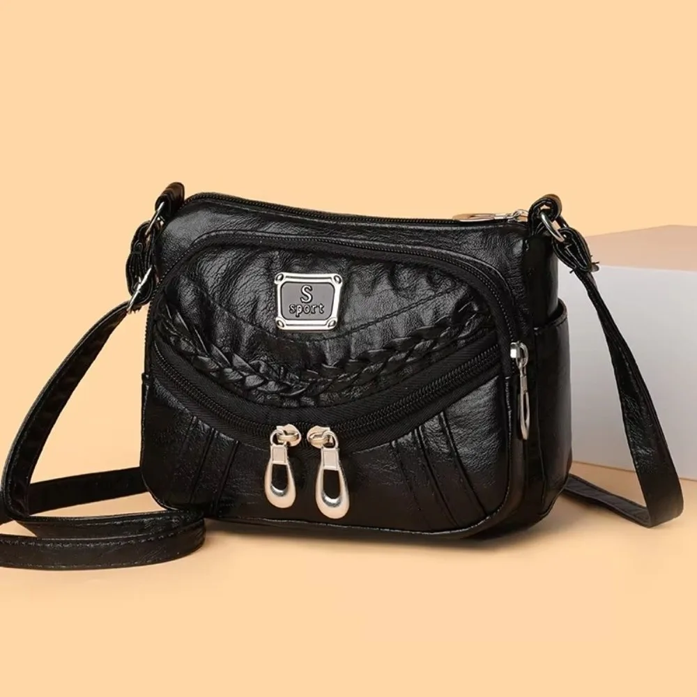 New Soft Leather Single Crossbody Bag Multi-pocket Multi-compartment Shoulder Bag High-end Women's Handbag Four-season
New Soft Leather Single Crossbody Bag Multi-pocket Multi-compartment Shoulder Bag High-end Women's Handbag Four-season