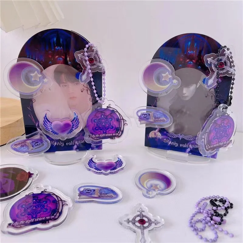 Cartoon Acrylic Decorative Desktop Photocard Card Holder Assembly DIY photo frame ornamentIdol Photo Sleeves Combination stand
Cartoon Acrylic Decorative Desktop Photocard Card Holder Assembly DIY photo frame ornamentIdol Photo Sleeves Combination stand