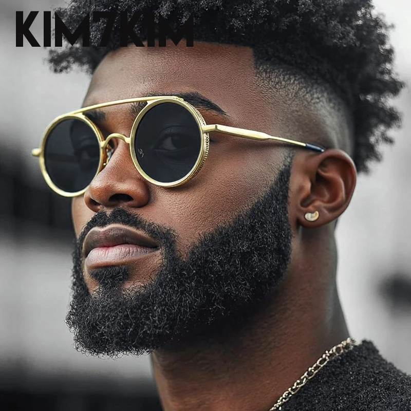 Small Frame Round Steampunk Sunglasses Men 2025 Luxury Brand Classic Double Beam Sunglass For Male Punk Driving Eyewear Shades
Small Frame Round Steampunk Sunglasses Men 2025 Luxury Brand Classic Double Beam Sunglass For Male Punk Driving Eyewear Shades