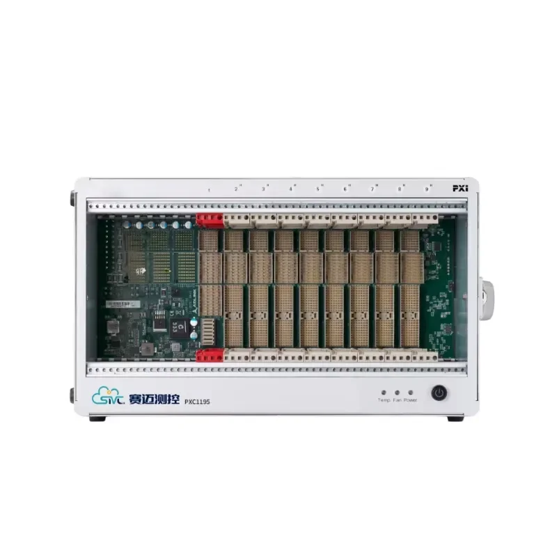 SMTC PXC1195 is a 9-slot PXI Express all-hybrid chassis
SMTC PXC1195 is a 9-slot PXI Express all-hybrid chassis