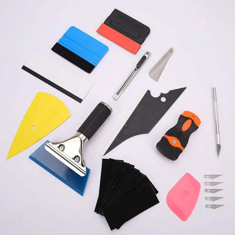 Auto Accessoires Kit Carbon Fiber Vinyl Wrapping Gereedschap Auto Film Stickers Wrap Schraper Mes Window Tinting Zuigmond Set
Auto Accessoires Kit Carbon Fiber Vinyl Wrapping Gereedschap Auto Film Stickers Wrap Schraper Mes Window Tinting Zuigmond Set