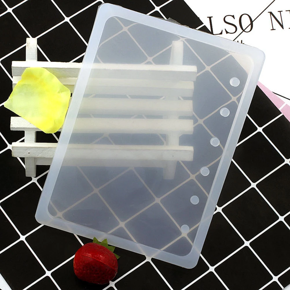 1pc Silicone Mold Transparent Notebook DIY Craft Making Molds Flexible Durable Reusable Easy Clean Non Stick Casting Accessories
1pc Silicone Mold Transparent Notebook DIY Craft Making Molds Flexible Durable Reusable Easy Clean Non Stick Casting Accessories