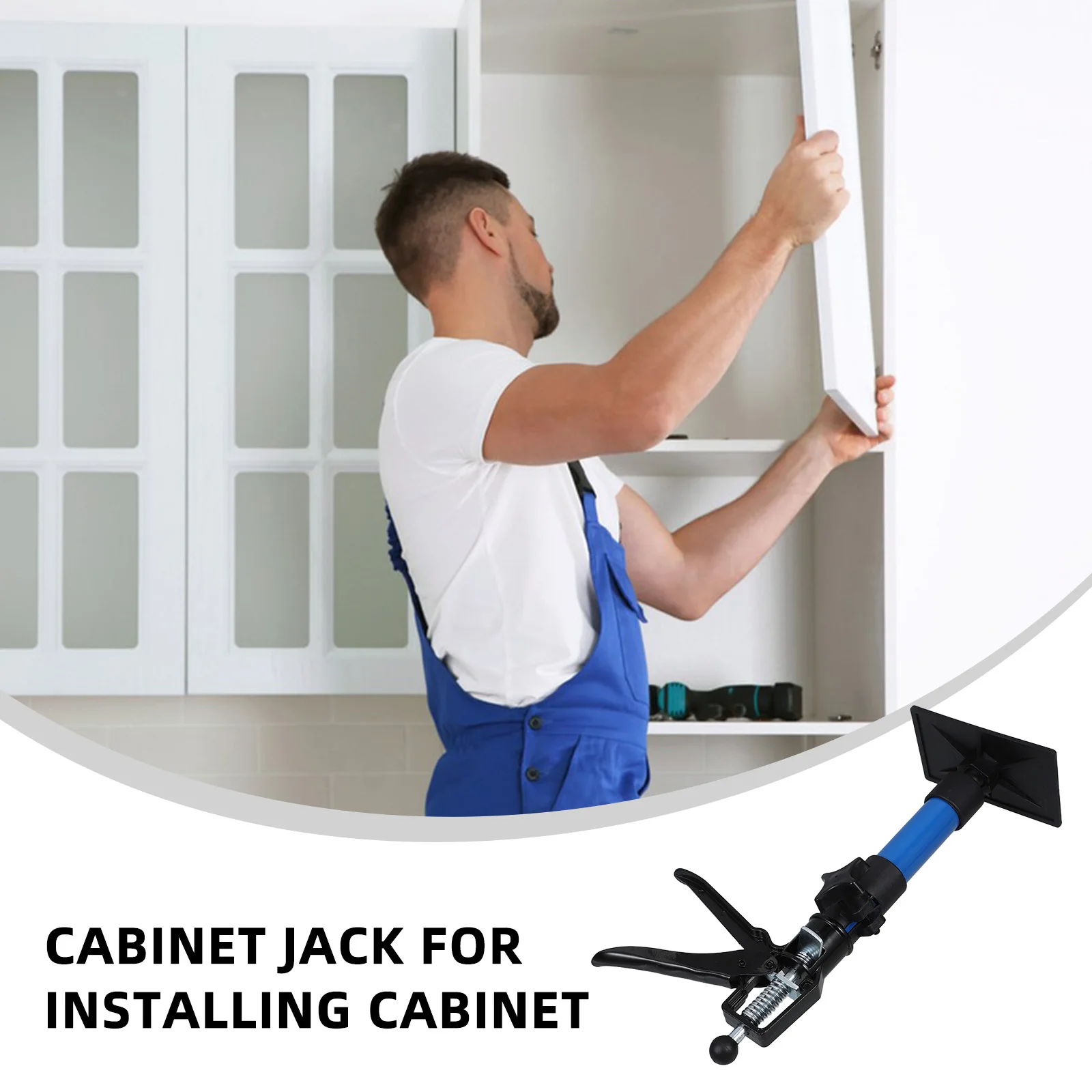 Adjustable Cabinet Support Pole Telescopic Metal Rod Wall Closet Heavy Duty Installation Tool Lifter niture Lift
Adjustable Cabinet Support Pole Telescopic Metal Rod Wall Closet Heavy Duty Installation Tool Lifter niture Lift
