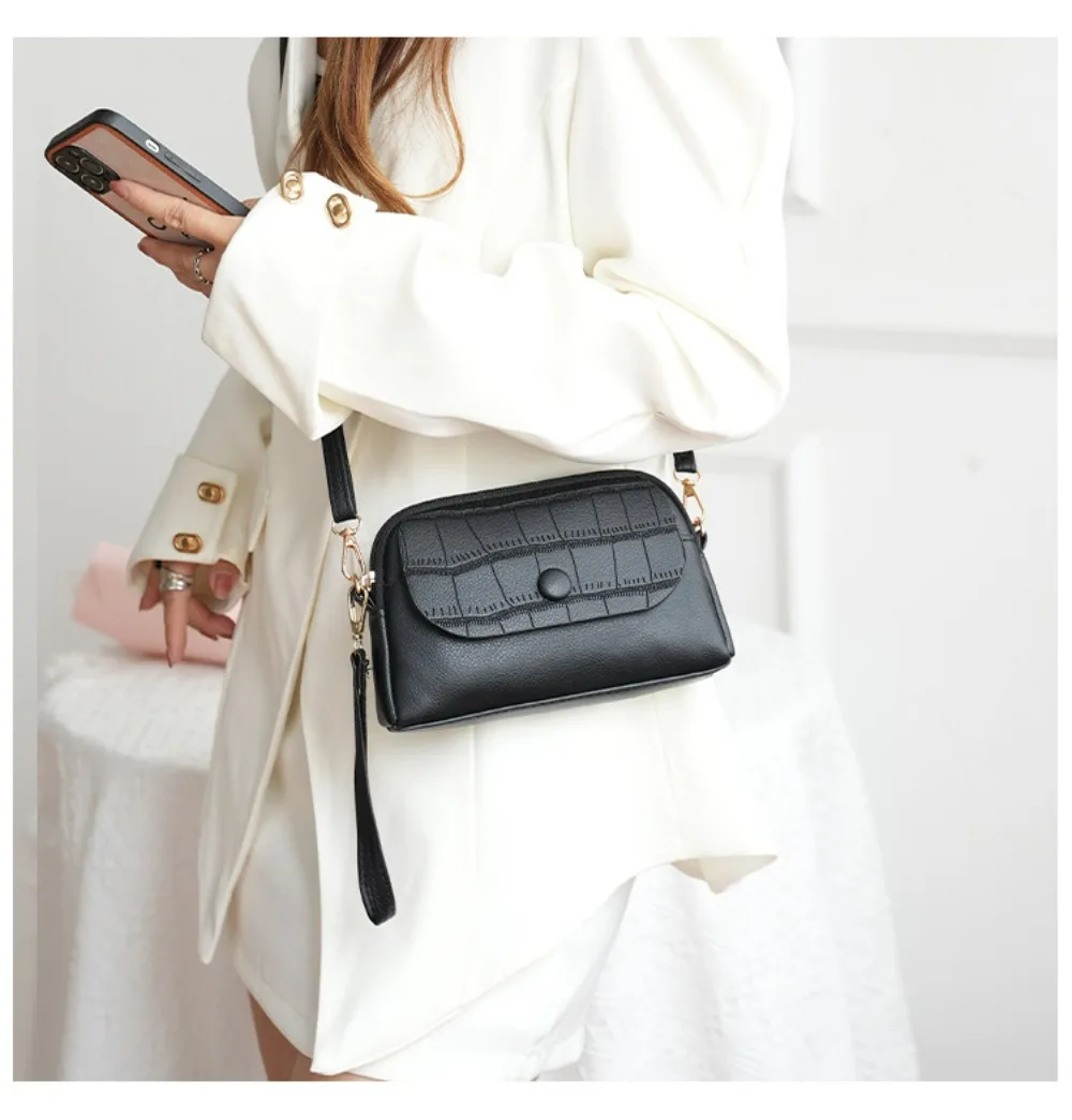 2026 New Women's Crocodile Pattern Crossbody Bag, Premium Textured Small Shoulder Bag, INS Style Casual Versatile Daily Handbag
2026 New Women's Crocodile Pattern Crossbody Bag, Premium Textured Small Shoulder Bag, INS Style Casual Versatile Daily Handbag