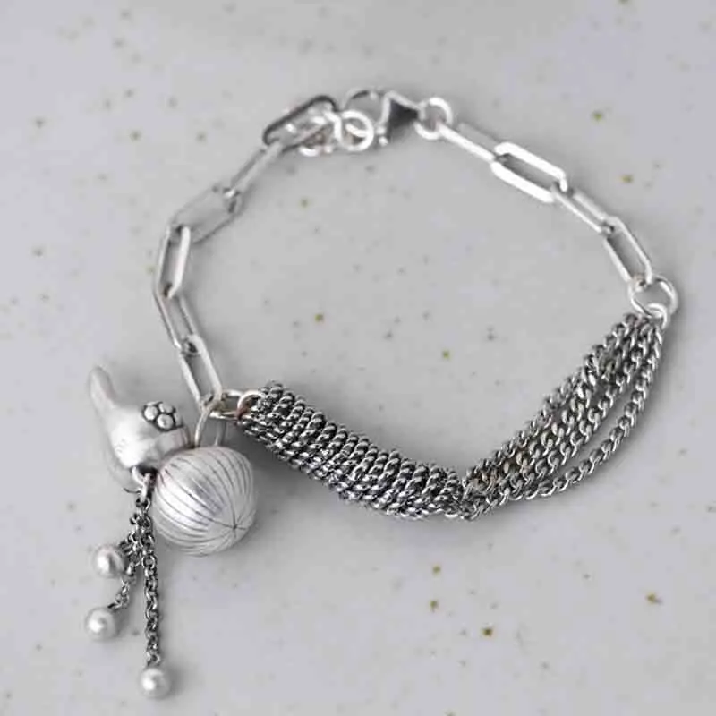 6mm 18.5cm 925 Sterling Silver Super Mini Ring Men Bracelet Hip hop Fine Jewelry Tibetan Silver Calabash Women Chain Bracelet
6mm 18.5cm 925 Sterling Silver Super Mini Ring Men Bracelet Hip hop Fine Jewelry Tibetan Silver Calabash Women Chain Bracelet