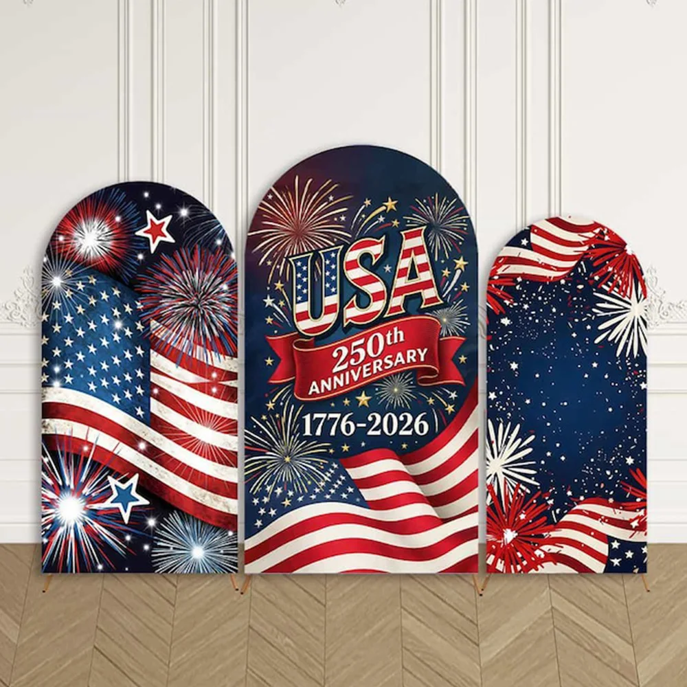 Custom 2-sided USA 250 Years of Freedom Party Arch Backdrop Decor 250th Anniversary Independence Day Photo Background Supplies
Custom 2-sided USA 250 Years of Freedom Party Arch Backdrop Decor 250th Anniversary Independence Day Photo Background Supplies