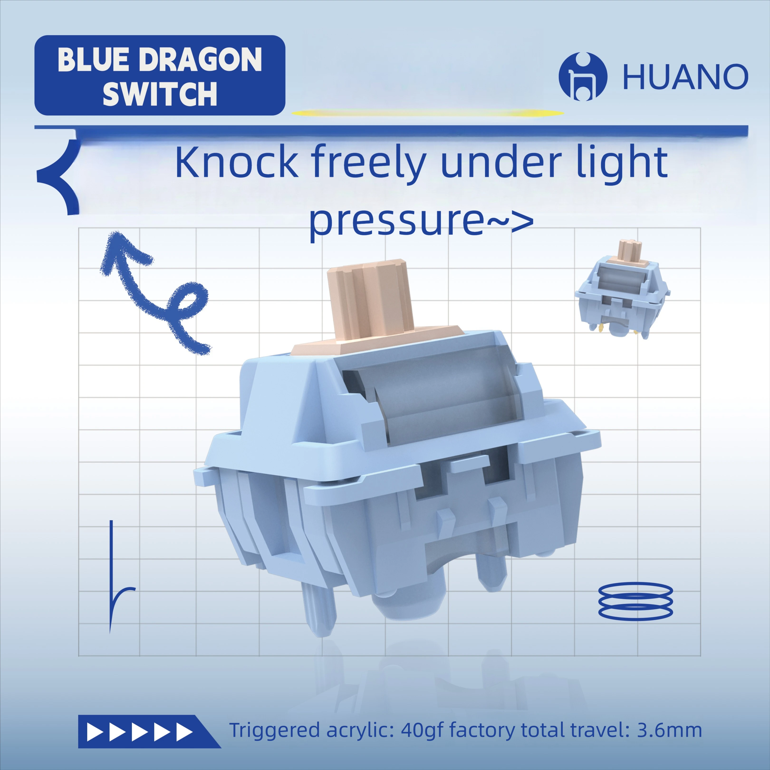 Переключатель Blue Dragon, 40 г, линейный, предварительно отопленный, 5-контактный, стержень M3, Huano, переключатели для механической клавиатуры Mx, 기계식 키보드 коммерческого решения
Переключатель Blue Dragon, 40 г, линейный, предварительно отопленный, 5-контактный, стержень M3, Huano, переключатели для механической клавиатуры Mx, 기계식 키보드 коммерческого решения