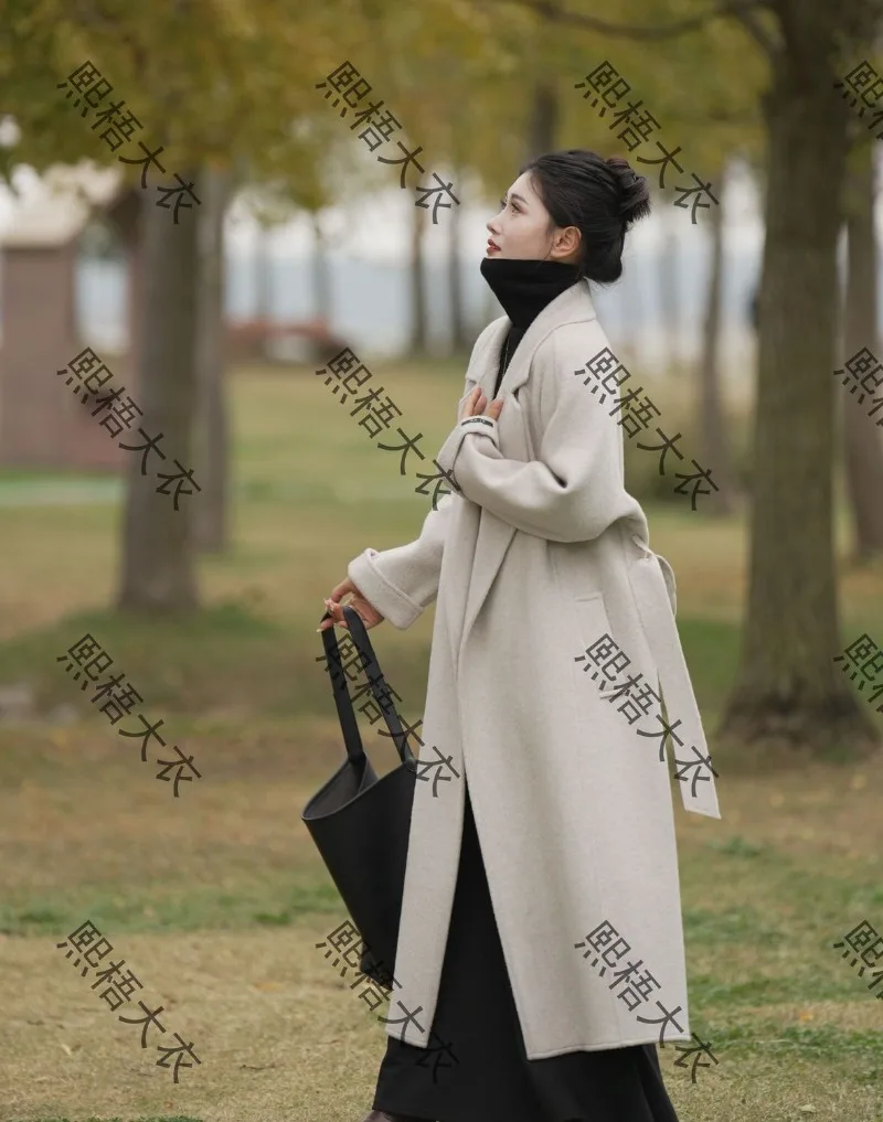 2026 Autumn and Winter Women's Korean Version High-end Double-sided New Wool Thick Woolen Coat Female High-end Loose Long Coat
2026 Autumn and Winter Women's Korean Version High-end Double-sided New Wool Thick Woolen Coat Female High-end Loose Long Coat