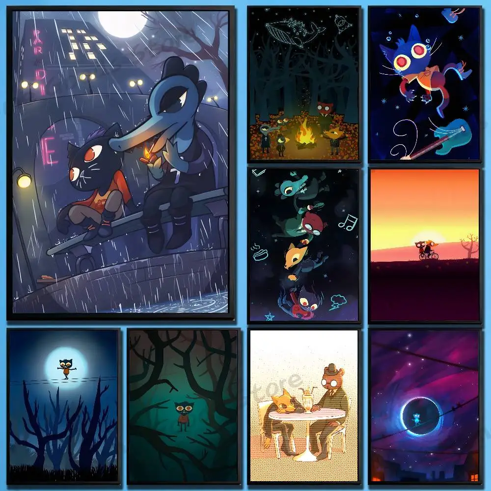 Night In The WOODS Game Poster Sticker Classic Art Painting for Home Bedroom Cafe Office Wall Decor
Night In The WOODS Game Poster Sticker Classic Art Painting for Home Bedroom Cafe Office Wall Decor