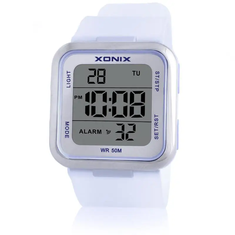 Stylish and Simple Running Timing Temperament Luminous Multi-function Female Student Waterproof LED Electronic Watch Female
Stylish and Simple Running Timing Temperament Luminous Multi-function Female Student Waterproof LED Electronic Watch Female