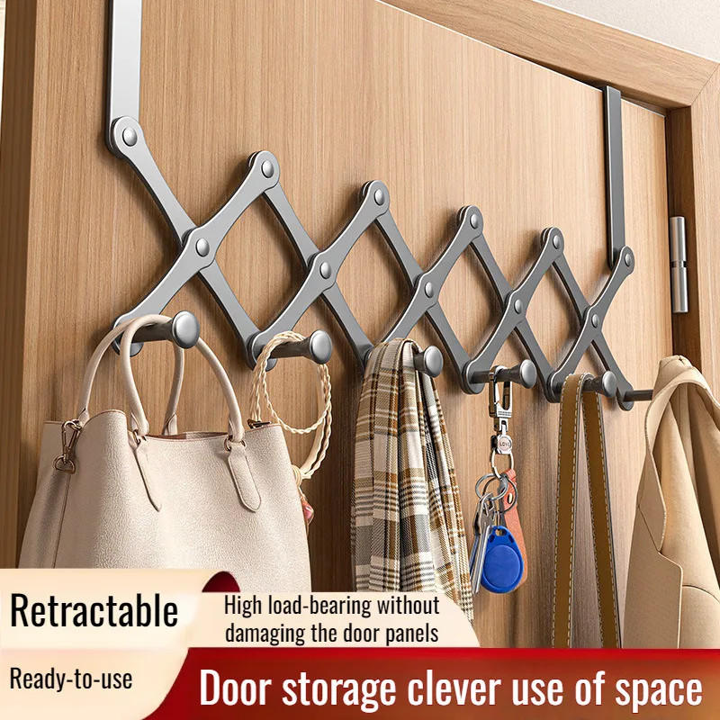 Behind the door hooks door back ready to use no-hole hanging hooks on the door to hang clothes retractable hangers
Behind the door hooks door back ready to use no-hole hanging hooks on the door to hang clothes retractable hangers