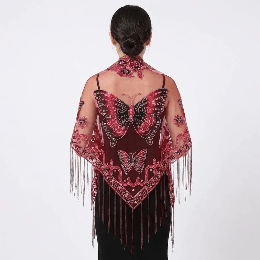 Luxury Flower Lace Hollow Scarf Butterfly Polyester Tassel Triangle Shawl White Solid Color Mesh Scarves Women
Luxury Flower Lace Hollow Scarf Butterfly Polyester Tassel Triangle Shawl White Solid Color Mesh Scarves Women