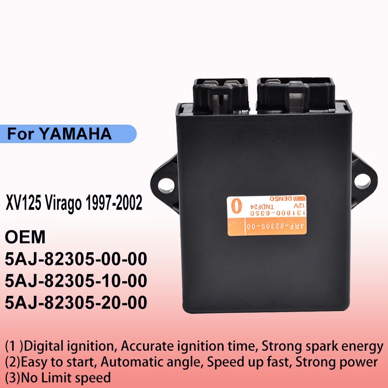 Motorcycle Electrical Digital Ignition CDI Igniter Starter Ignitor For Yamaha XV125 Virago 5AJ-82305-10-00 5AJ-82305-20-00
Motorcycle Electrical Digital Ignition CDI Igniter Starter Ignitor For Yamaha XV125 Virago 5AJ-82305-10-00 5AJ-82305-20-00