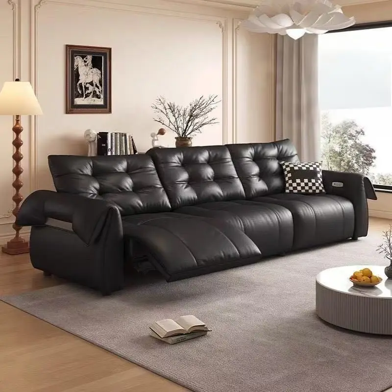 Swan electric leather sofa living room size apartment zero wall function sofa straight row
Swan electric leather sofa living room size apartment zero wall function sofa straight row