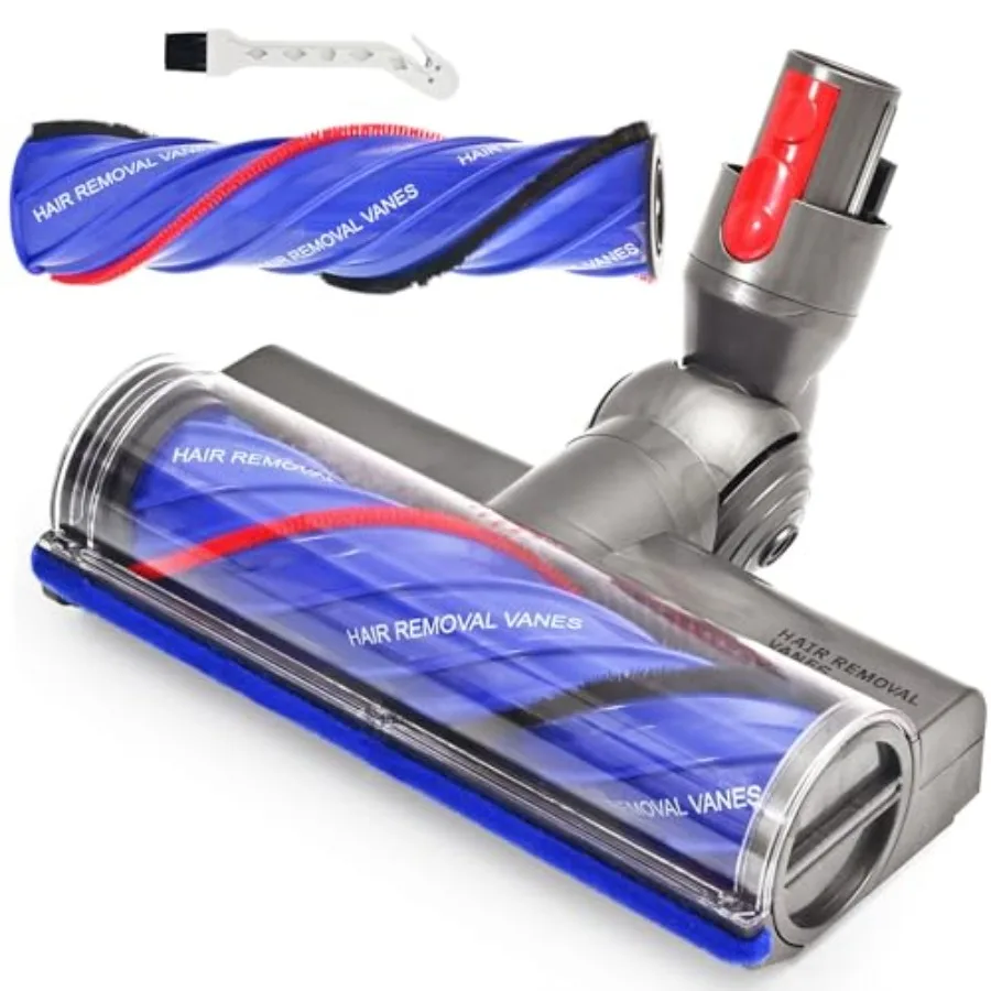 Upgrade Anti-Tangle Vacuum Attachments Head Replacement Parts for Dyson V7 V8, Cyclone V10, V11, V15 Cordless Vacuum Cleaner, Q
Upgrade Anti-Tangle Vacuum Attachments Head Replacement Parts for Dyson V7 V8, Cyclone V10, V11, V15 Cordless Vacuum Cleaner, Q