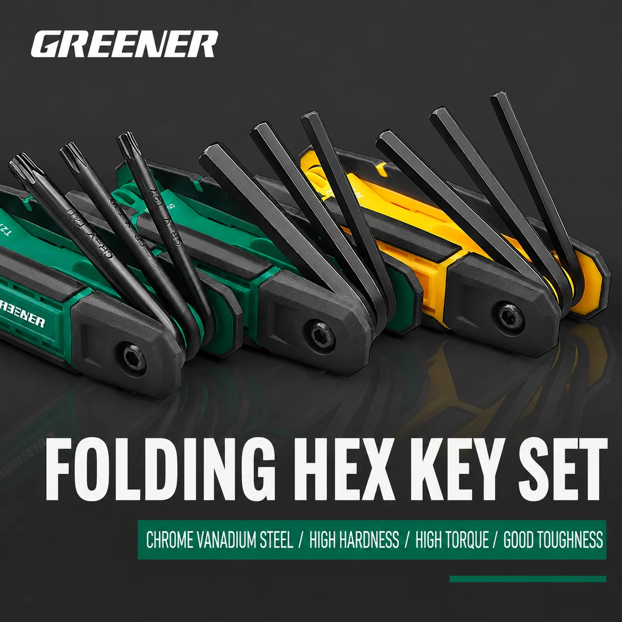 Folding Hex Key Set Metric SAE Allen Wrench Torx Key Set Multi Function Repair Tool for Bicycle Motorcycle Auto
Folding Hex Key Set Metric SAE Allen Wrench Torx Key Set Multi Function Repair Tool for Bicycle Motorcycle Auto