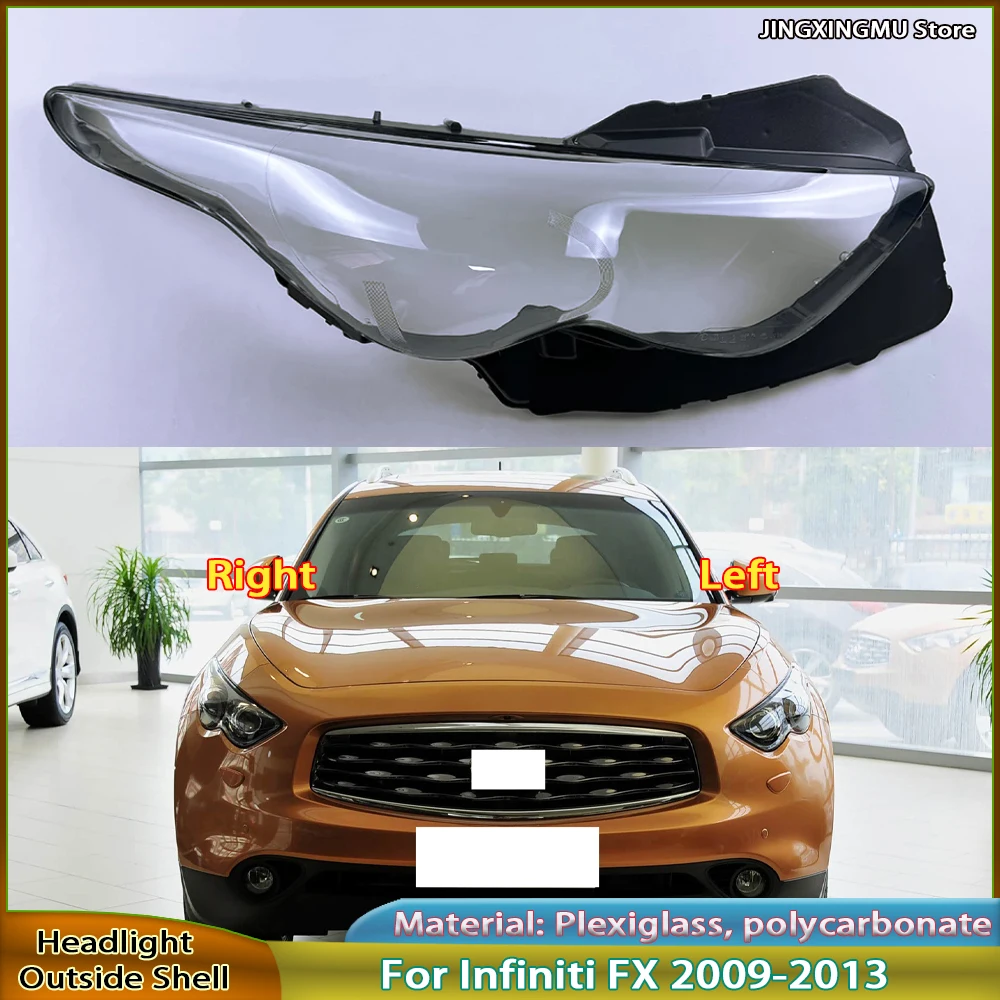 For Infiniti FX 2009 2010 2011 2012 2013 Front Headlight Cover Transparent Headlamp Lamp Shell Replace Original Lampshade
For Infiniti FX 2009 2010 2011 2012 2013 Front Headlight Cover Transparent Headlamp Lamp Shell Replace Original Lampshade