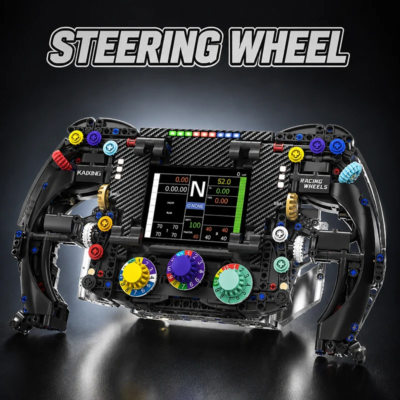 Formula Racing Technical Blocks Vehicle Steering Wheel Machine Creative MOC Building Blocks Ornament Toys Holiday Gifts 854pcs
Formula Racing Technical Blocks Vehicle Steering Wheel Machine Creative MOC Building Blocks Ornament Toys Holiday Gifts 854pcs