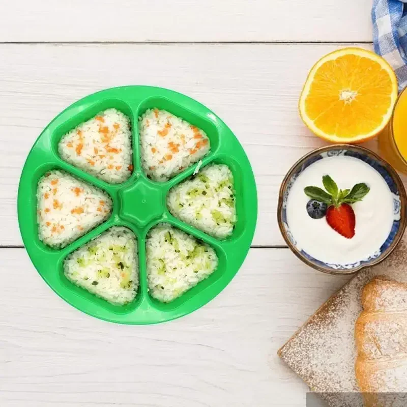 6 Grids Japanese Onigiri Maker Press Non-sticky DIY Plastic Triangular Sushi Maker Mold Japanese Kitchen Tools Bento Box nigiri
6 Grids Japanese Onigiri Maker Press Non-sticky DIY Plastic Triangular Sushi Maker Mold Japanese Kitchen Tools Bento Box nigiri