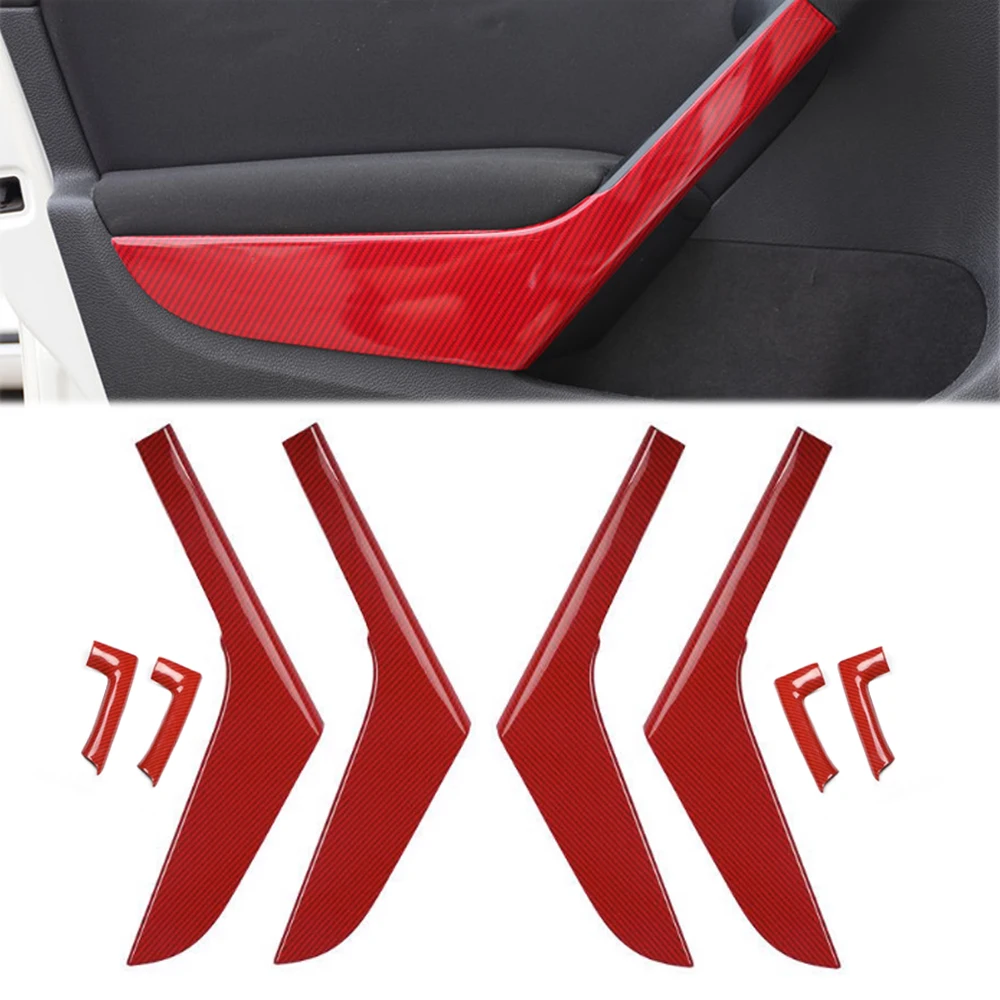 Red Carbon Fiber Interior Door Panel Pull Strip Door Handle Decorative Strip For Volkswagen VW Golf 6 GTI MK6 2009-2014
Red Carbon Fiber Interior Door Panel Pull Strip Door Handle Decorative Strip For Volkswagen VW Golf 6 GTI MK6 2009-2014