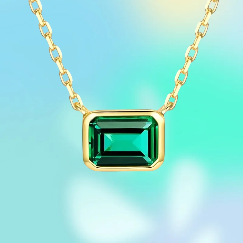 New 5x7mm Square Cultivating Emeralds Stud Earrings Necklace For Women S925 Silver Lab Diamond Ear Studs Fashion Party Jewelry
New 5x7mm Square Cultivating Emeralds Stud Earrings Necklace For Women S925 Silver Lab Diamond Ear Studs Fashion Party Jewelry