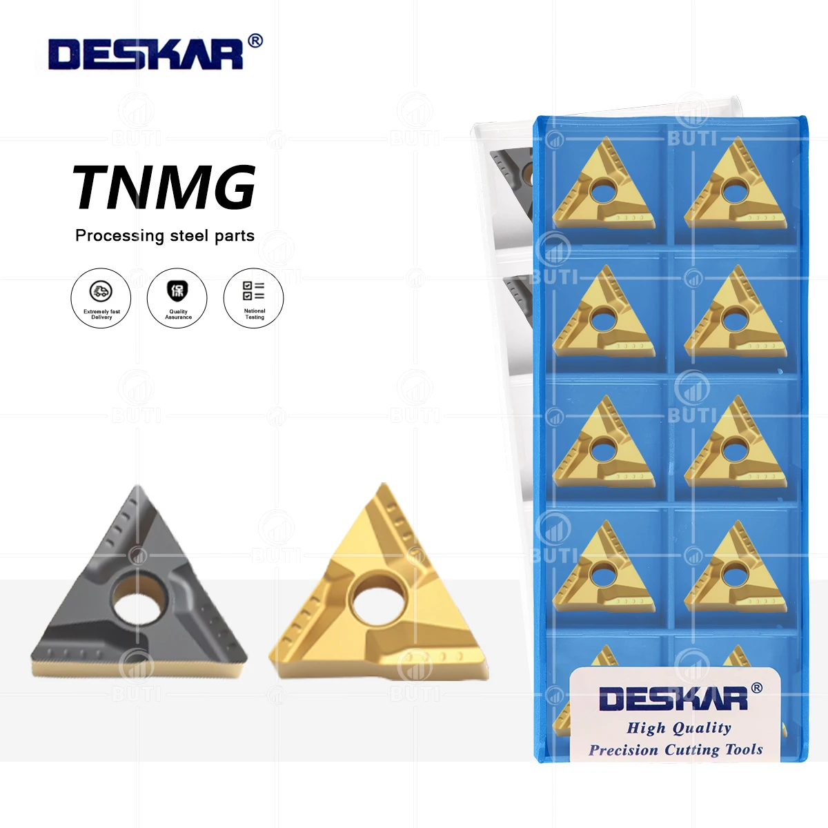 DESKAR TNMG160404/TNMG160408R-VF L-VF LF9018 LF9218 100% Original CNC Lathe Cutter Hardmetal Cutting Tool Processing Steel Parts
DESKAR TNMG160404/TNMG160408R-VF L-VF LF9018 LF9218 100% Original CNC Lathe Cutter Hardmetal Cutting Tool Processing Steel Parts