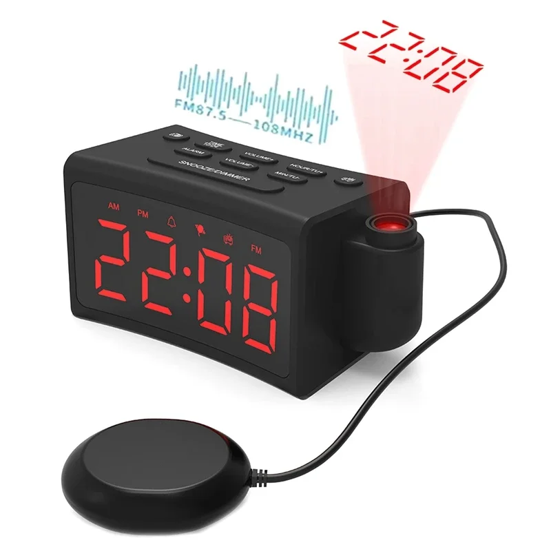 Loud Alarm Clock for Heavy Sleepers Vibrating Alarm Clock with Bed Shaker for Deaf and Hard of Hearing Snooze Clock
Loud Alarm Clock for Heavy Sleepers Vibrating Alarm Clock with Bed Shaker for Deaf and Hard of Hearing Snooze Clock