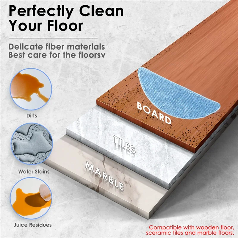 Classy-12 Pcs Cleaning Rag For Ilife V9 / V9 Pro / G9 / G9 Pro Robot Vacuum Cleaner Parts Replacement
Classy-12 Pcs Cleaning Rag For Ilife V9 / V9 Pro / G9 / G9 Pro Robot Vacuum Cleaner Parts Replacement