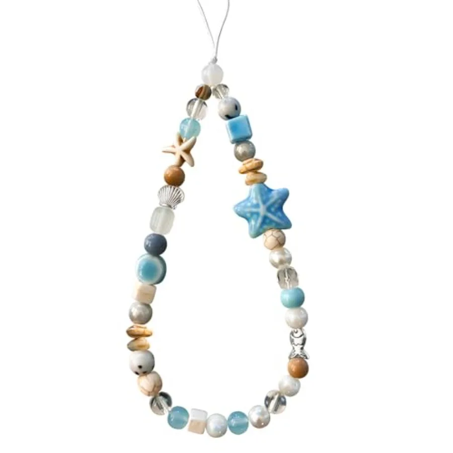 Ocean Blue Star Phone Charm Beaded Camera Wrist Strap Summer Sea Phone Chain Aesthetic Keychain Accessories for Women Bag Charm
Ocean Blue Star Phone Charm Beaded Camera Wrist Strap Summer Sea Phone Chain Aesthetic Keychain Accessories for Women Bag Charm