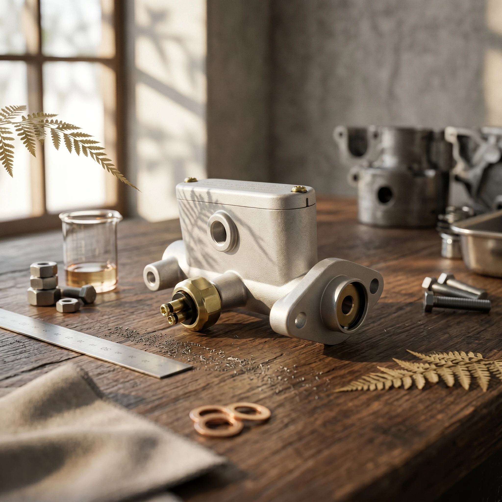Master Cylinder with Reservoir Mounting Flange Hydraulic Master Cylinder Auto Part Cast OE Spec
Master Cylinder with Reservoir Mounting Flange Hydraulic Master Cylinder Auto Part Cast OE Spec