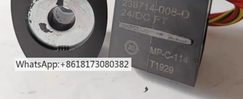 Mechanical parts 238714-006-D/24VDC MP-C-144 solenoid valve explosion-proof coil
Mechanical parts 238714-006-D/24VDC MP-C-144 solenoid valve explosion-proof coil