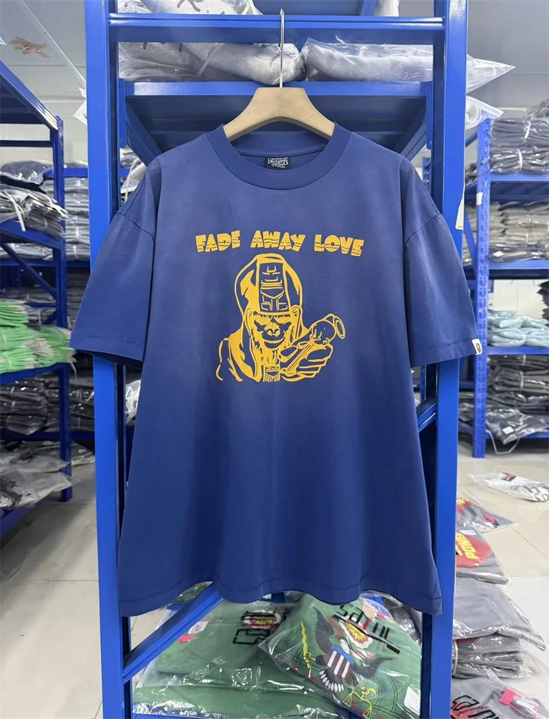 Summer SAINT SS26 Comfortable Vintage Washed Loose Short Sleeve High Street Casual Cotton Round Neck T-shirt Oversize Men Sports
Summer SAINT SS26 Comfortable Vintage Washed Loose Short Sleeve High Street Casual Cotton Round Neck T-shirt Oversize Men Sports