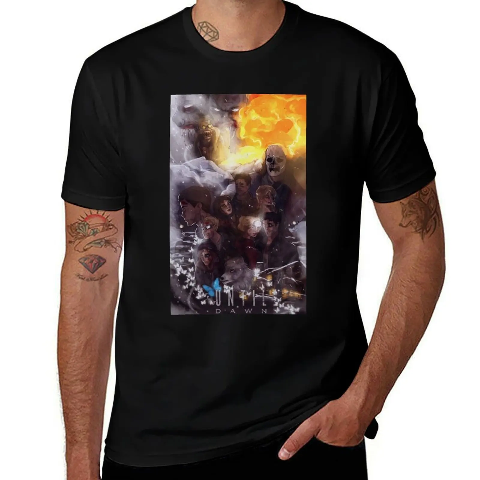 Until Dawn T-Shirt oversized t shirt basketball graphic tees Clothing heavyweights t shirt for men
Until Dawn T-Shirt oversized t shirt basketball graphic tees Clothing heavyweights t shirt for men