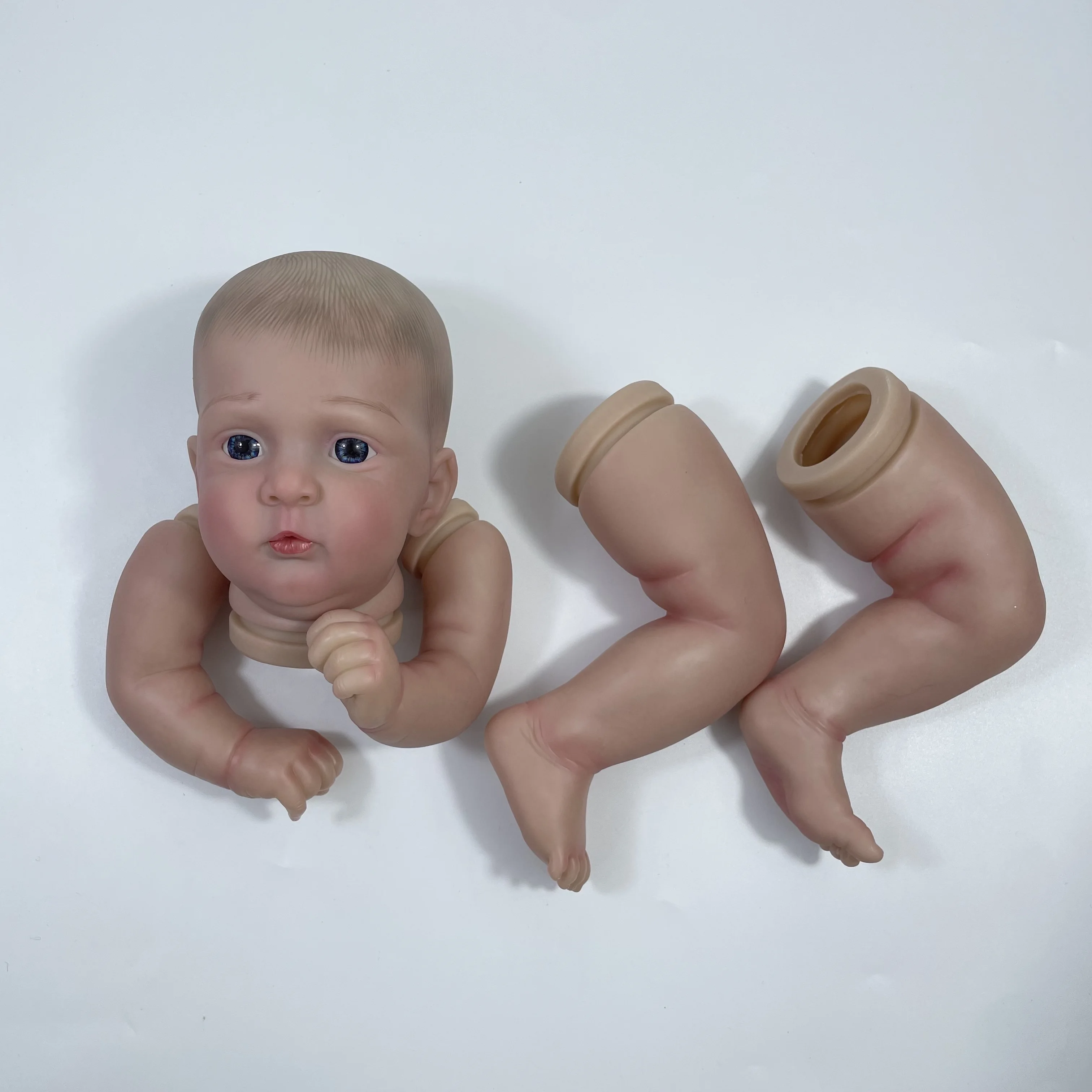 MRB 18 Inch Already Painted Reborn Doll Kit Jocy Handmade High Quality Unfinished Vinyl Doll Parts With Cloth Body and Eyelashes
MRB 18 Inch Already Painted Reborn Doll Kit Jocy Handmade High Quality Unfinished Vinyl Doll Parts With Cloth Body and Eyelashes
