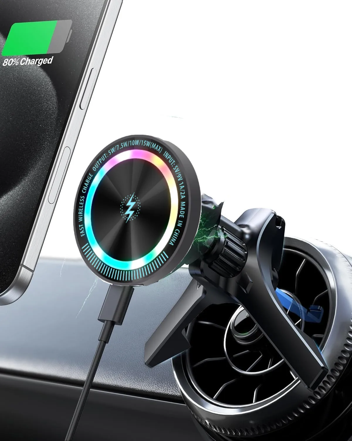 Air vent Mount Magnet Phone Holder Car Magsafe Maxsafe Car Cradle Wireless Charger 15W Fast Charging Stand For iPhone Samsung
Air vent Mount Magnet Phone Holder Car Magsafe Maxsafe Car Cradle Wireless Charger 15W Fast Charging Stand For iPhone Samsung