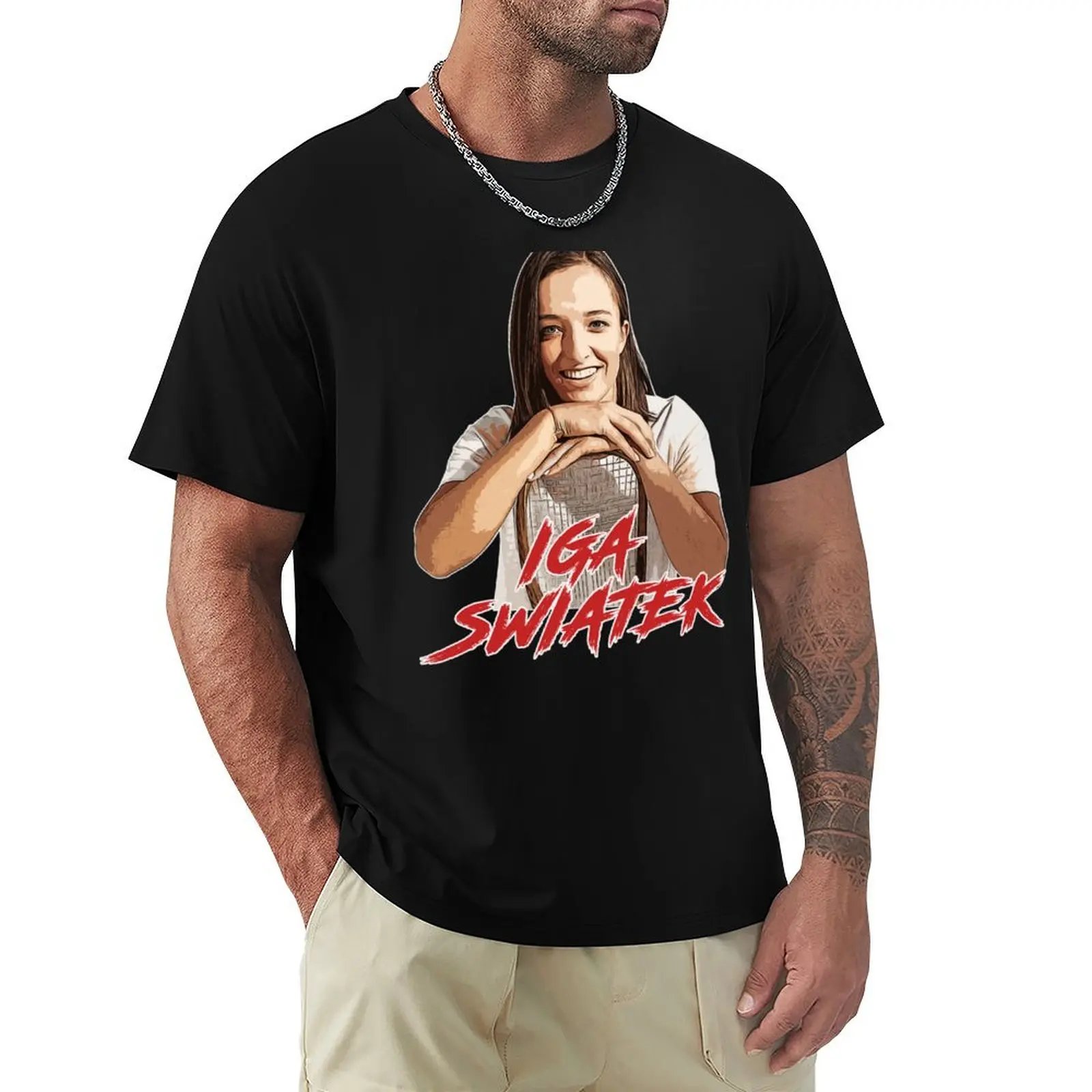Iga Swiatek Smile T-Shirt Large Size Casual Tee Shirt
Iga Swiatek Smile T-Shirt Large Size Casual Tee Shirt