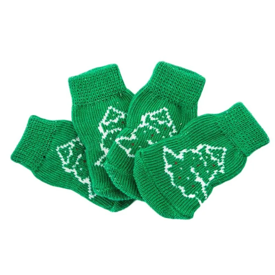 4 Pcs Green Christmas Tree Dog Knitted Pet Socks Cartoon Cute Puppy Cat Socks Dog Foot Covers Poodle Teddy Socks
4 Pcs Green Christmas Tree Dog Knitted Pet Socks Cartoon Cute Puppy Cat Socks Dog Foot Covers Poodle Teddy Socks