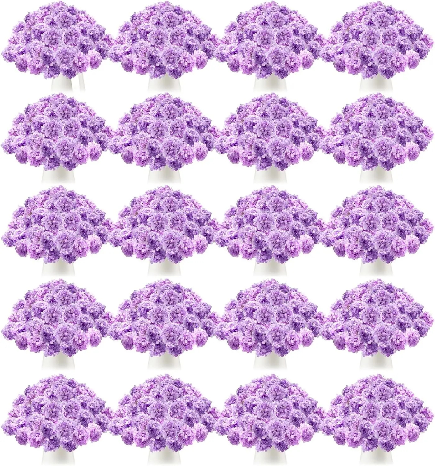 200 Pcs Lavender Artificial Hydrangeas with Stems 7.48 Inch Faux Flowers for Wedding Home Decor DIY
200 Pcs Lavender Artificial Hydrangeas with Stems 7.48 Inch Faux Flowers for Wedding Home Decor DIY