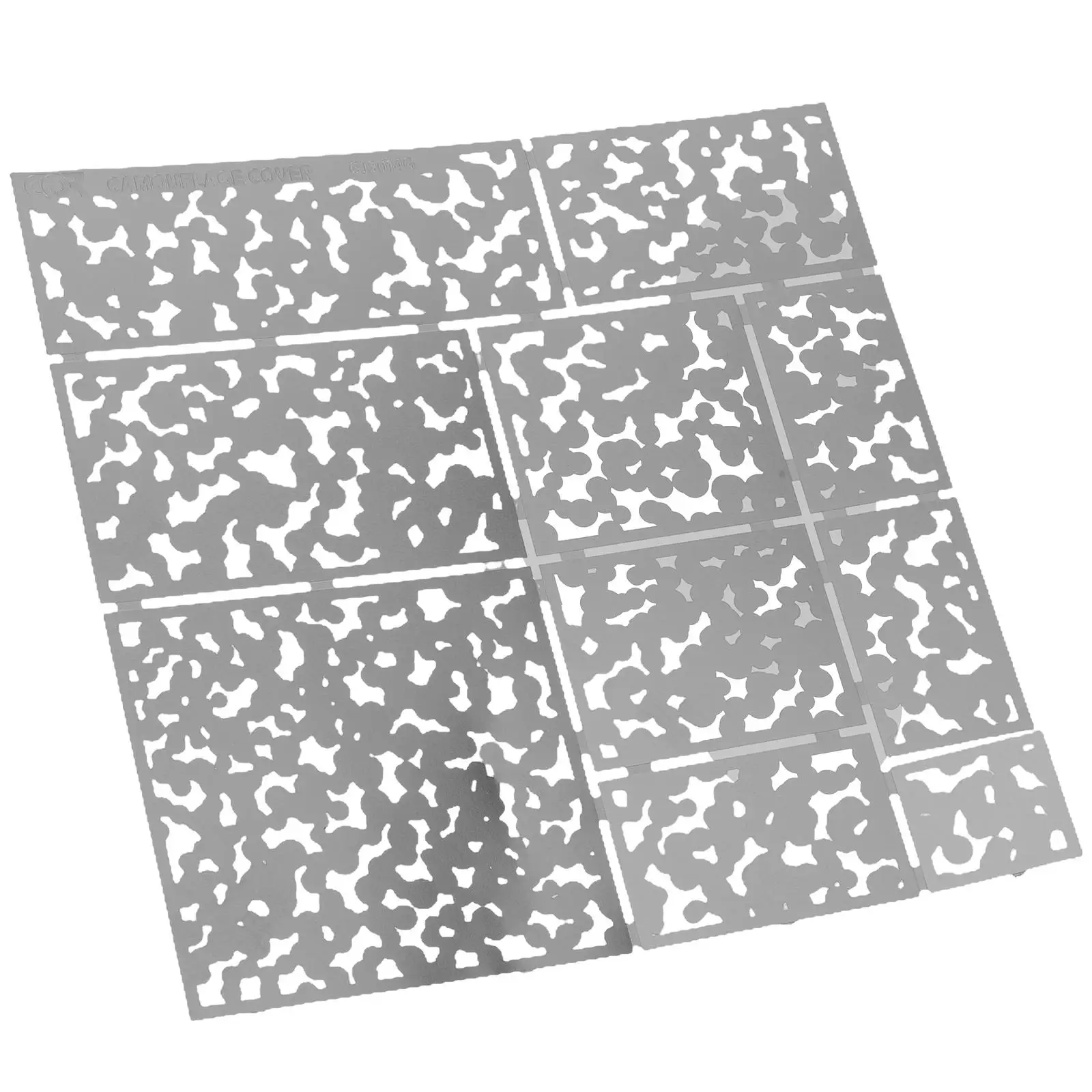 Camouflage Spray Stencils Reusable Painting Templates Stainless Steel Supplies Camo Stencils For Crafts GJ3014B
Camouflage Spray Stencils Reusable Painting Templates Stainless Steel Supplies Camo Stencils For Crafts GJ3014B
