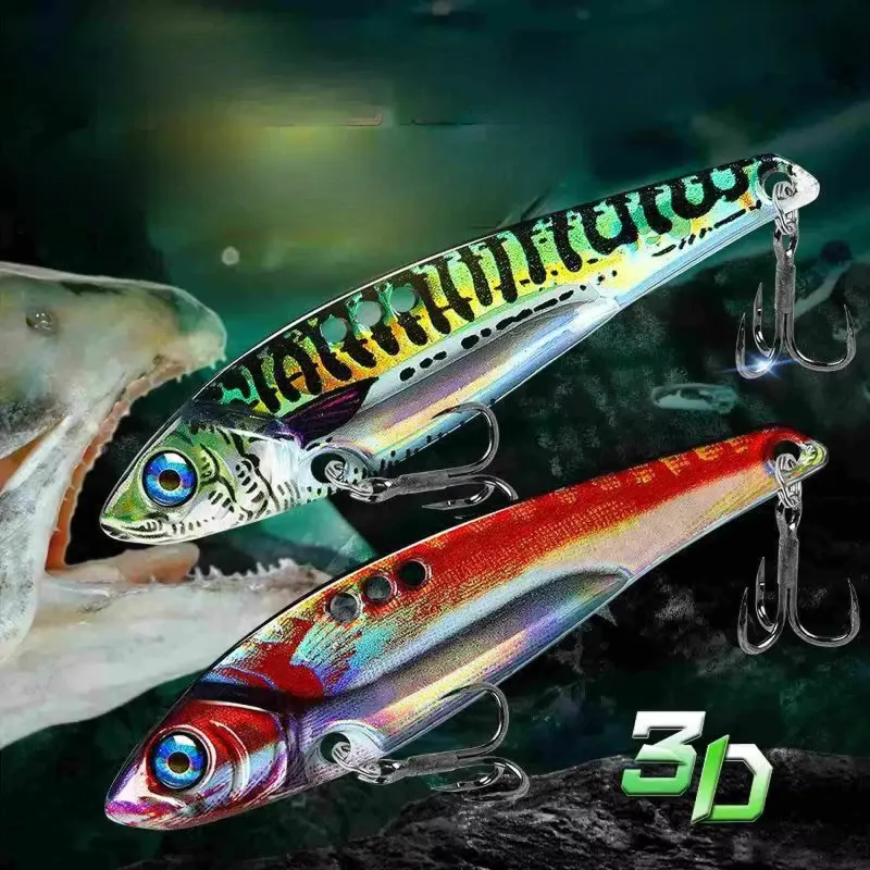 2pcs Luya Iron Plate Vib3D Dragon Teeth Thin Back Vib 5g 7g 10g 15g Metal Glitter Freshwater Sea Water Universal Bent Mouth Bass
2pcs Luya Iron Plate Vib3D Dragon Teeth Thin Back Vib 5g 7g 10g 15g Metal Glitter Freshwater Sea Water Universal Bent Mouth Bass