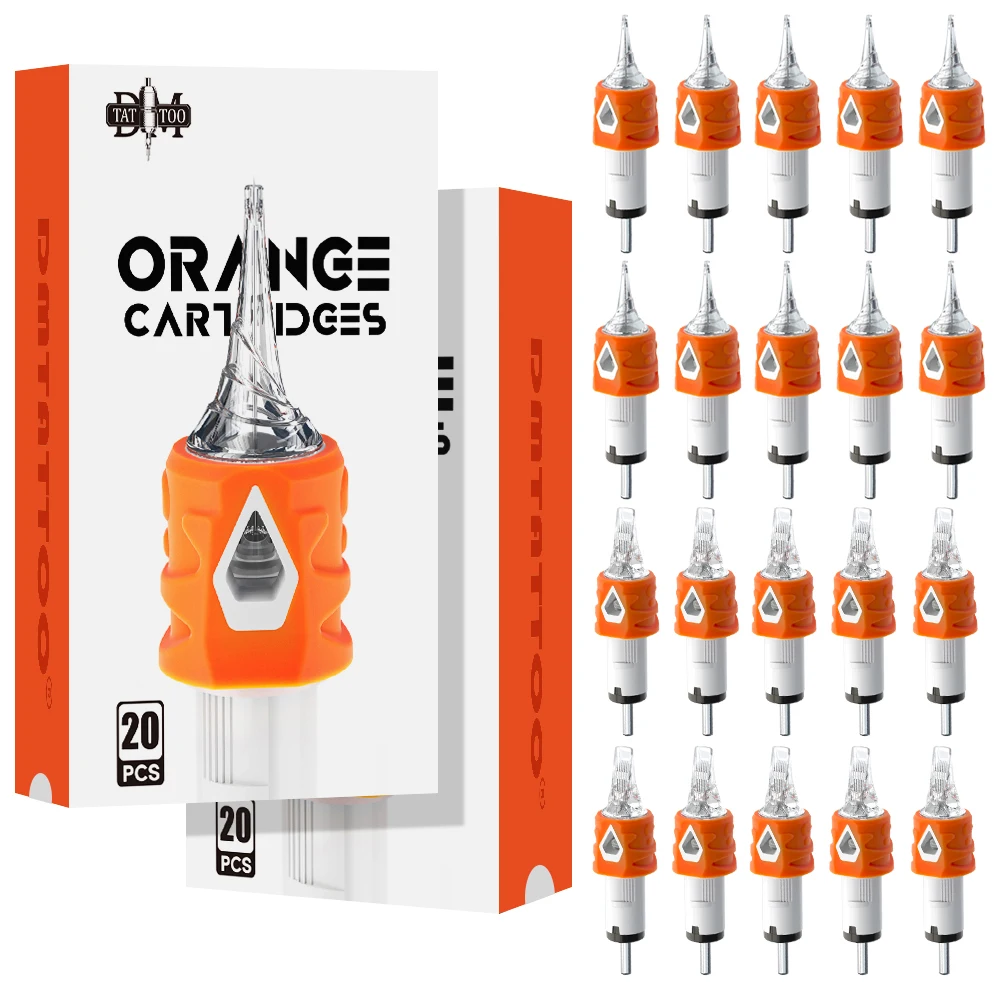 DM 20 шт. ОРАНЖЕВЫЕ картриджи для игл для татуировки 0,25 мм/0,30 мм/0,35 мм RL RS RM M1 одноразовая стерилизованная мембрана безопасная игла для татуировки
DM 20 шт. ОРАНЖЕВЫЕ картриджи для игл для татуировки 0,25 мм/0,30 мм/0,35 мм RL RS RM M1 одноразовая стерилизованная мембрана безопасная игла для татуировки