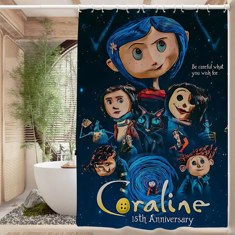 Anime Movie Coraline Shower Curtain - Water-Repellent And Leak-Resistant, Mold And Mildew Resistant For
Anime Movie Coraline Shower Curtain - Water-Repellent And Leak-Resistant, Mold And Mildew Resistant For