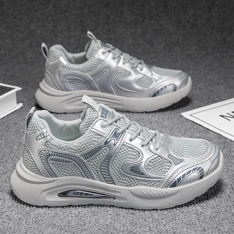 Men's Casual Dad Sneakers New Mesh Chunky Dad Shoes for Running & Casual Wear Trendy Platform Sports Shoes Size 39-48
Men's Casual Dad Sneakers New Mesh Chunky Dad Shoes for Running & Casual Wear Trendy Platform Sports Shoes Size 39-48