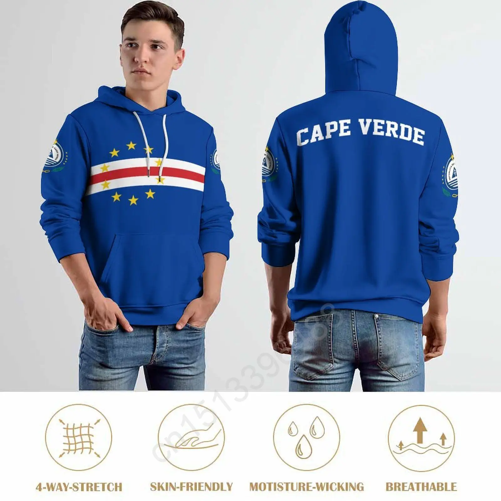 Cape Verde Country Flag 3D Hoodie Polyester Cool Men Women Harajuku Sweatshirt Unisex Casual Pullover Hoodies Custom Name
Cape Verde Country Flag 3D Hoodie Polyester Cool Men Women Harajuku Sweatshirt Unisex Casual Pullover Hoodies Custom Name