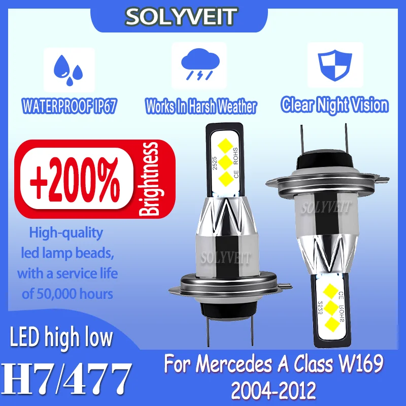 Enhanced Illumination Simple Installation LED Headlight For Mercedes A Class W169 2004 2005 2006 2007 2008 2009 2010 2011 2012
Enhanced Illumination Simple Installation LED Headlight For Mercedes A Class W169 2004 2005 2006 2007 2008 2009 2010 2011 2012